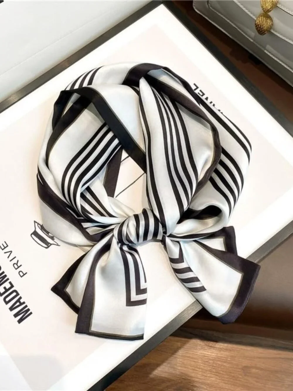 100% Mulberry Silk Long Scarf 59